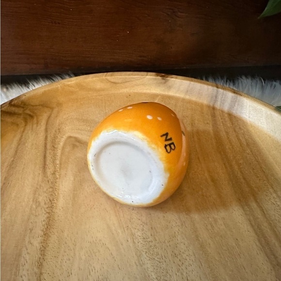 Mini Ceramic Orange Polka Dot Vase - Picture 5 of 5